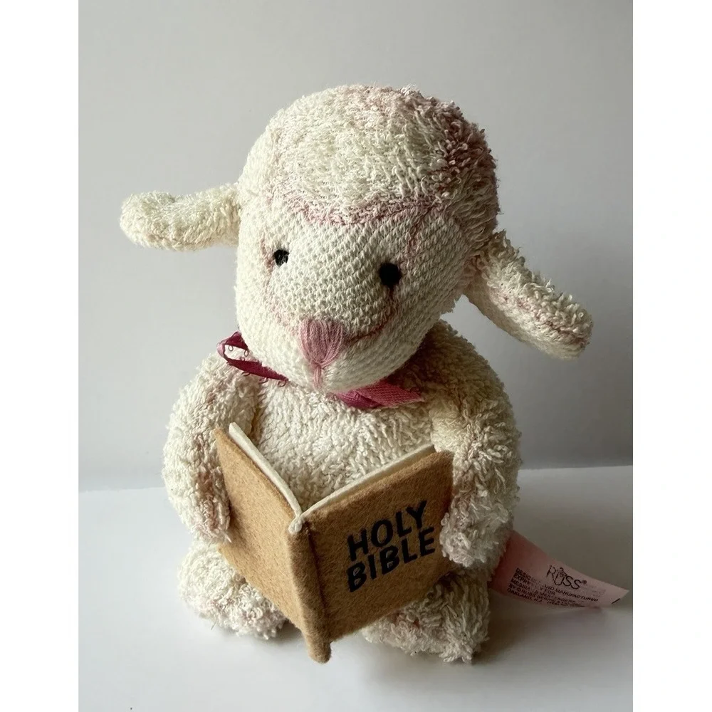 Russ Berrie‎ Home Buddies Luke Lamb Plush Stuffed Animal 5